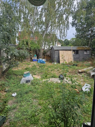 South facing garden in watford